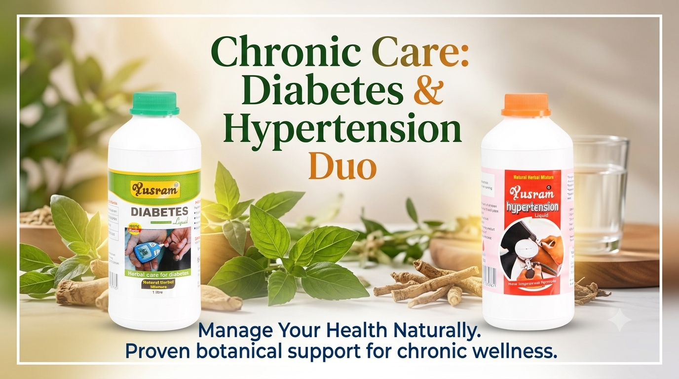 Chronic Care: Diabetes & Hypertension Duo - Yusram Herbal